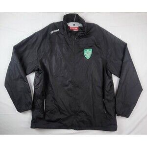 CCM Dallas Star Metro Hockey League Black Jacket XL Zip Cool Tactical Cool